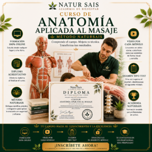 Curso de Anatomía Aplicada al Masaje Online | Academia NaturSais