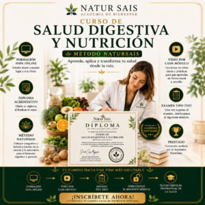 Curso de Salud Digestiva y Nutrición Online | Academia NaturSais