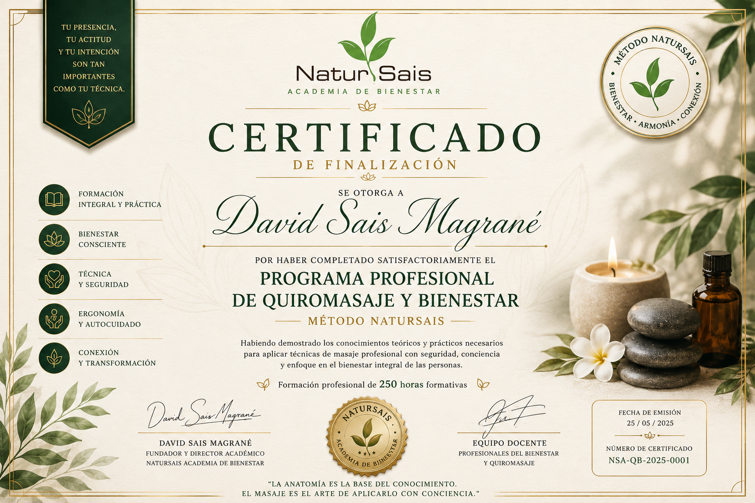 Diploma NaturSais