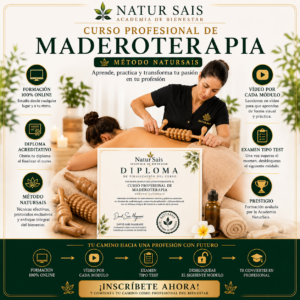 Curso Profesional de Maderoterapia Online | Academia NaturSais