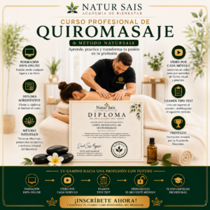 Curso Profesional de Quiromasaje Online | Academia NaturSais