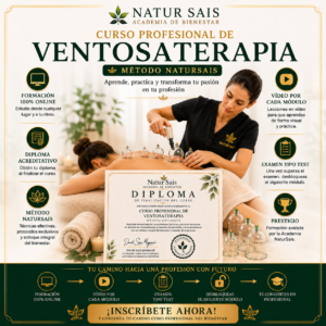 Curso Profesional de Ventosaterapia Online | Academia NaturSais