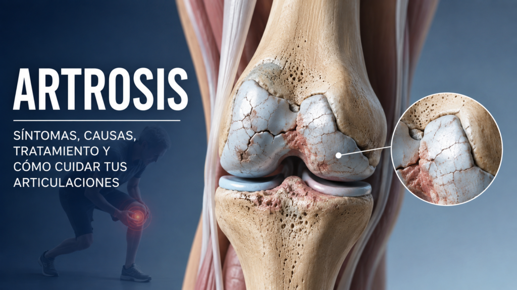Artrosis: síntomas, causas, tipos y tratamiento de las articulaciones