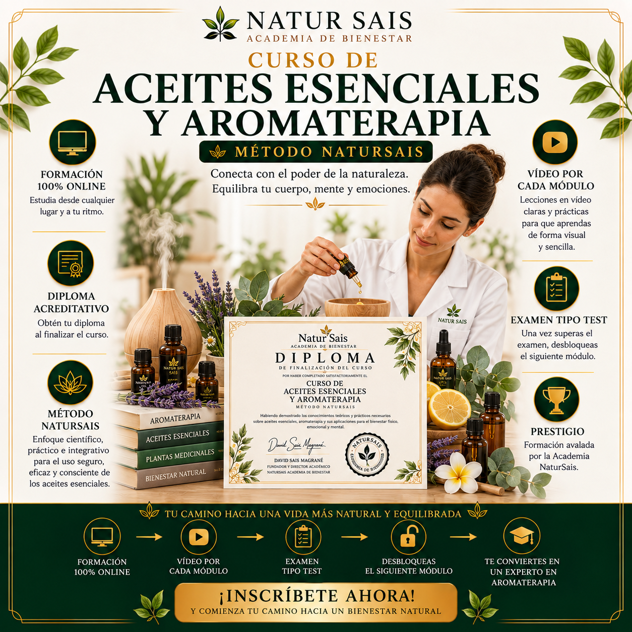 Curso Profesional de Aromaterapia
