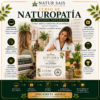 Cartel del Curso Profesional de Naturopatía y Herbodietética Online de Natursais Academy