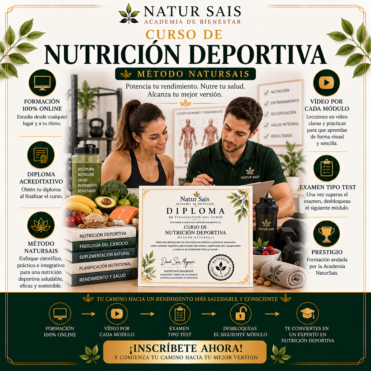 Curso Profesional de Nutrición Deportiva