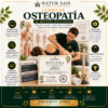 Cartel del Curso Profesional de Osteopatía Online de Natursais Academy