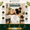 Cartel del Curso Profesional de Shiatsu Online de Natursais Academy