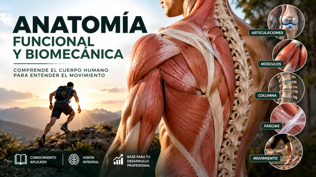 Anatomía funcional y biomecánica del movimiento humano