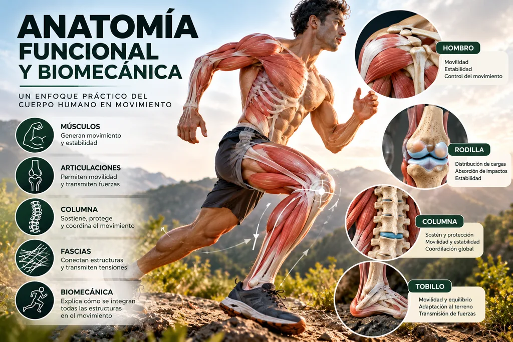 Anatomía funcional y biomecánica del movimiento Anatomía funcional y biomecánica del movimiento del cuerpo humano