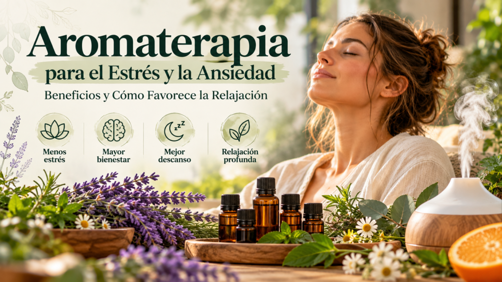 Aromaterapia y ansiedad: aceites esenciales para la relajación